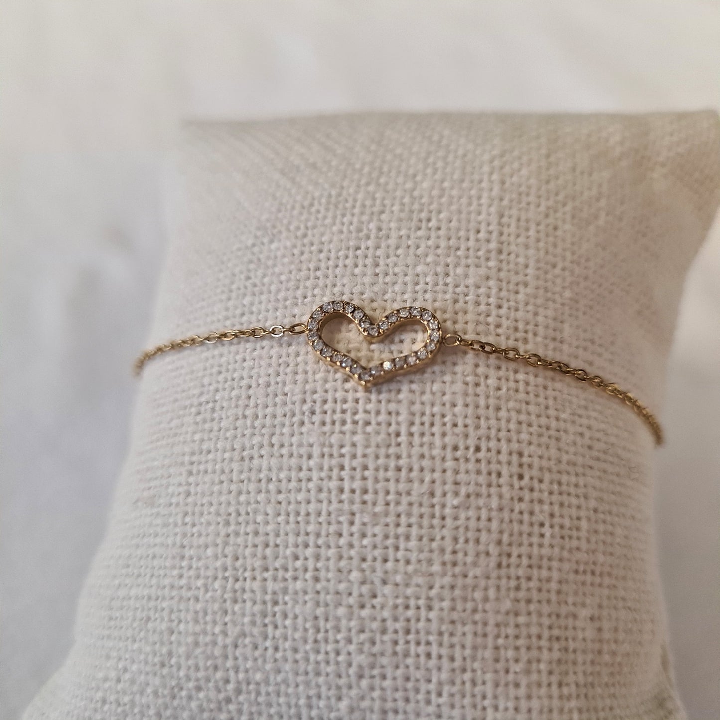 Armband Gold Herz
