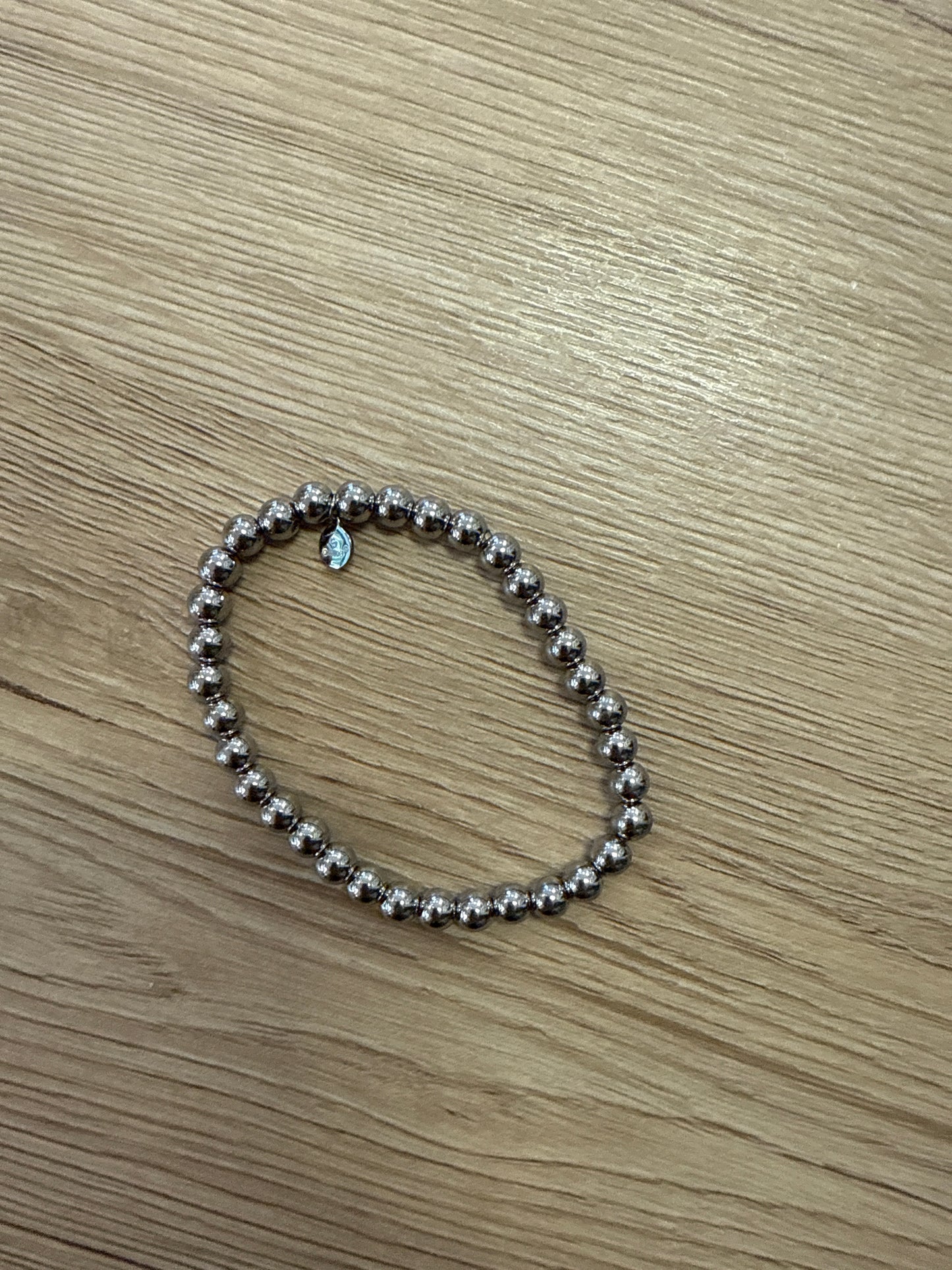 Armband Silber Perlen groß