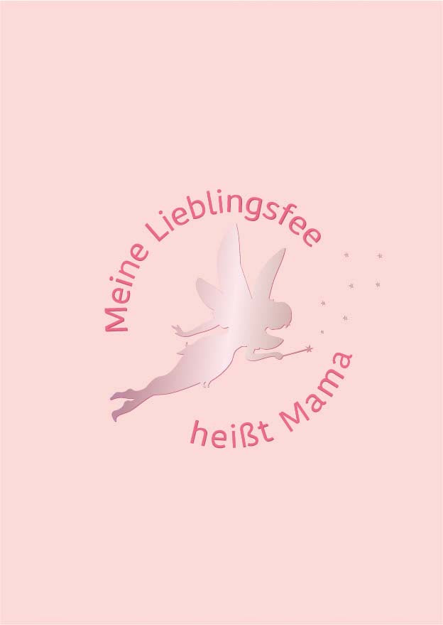 Postkarte Meine Lieblingsfee heißt Mama