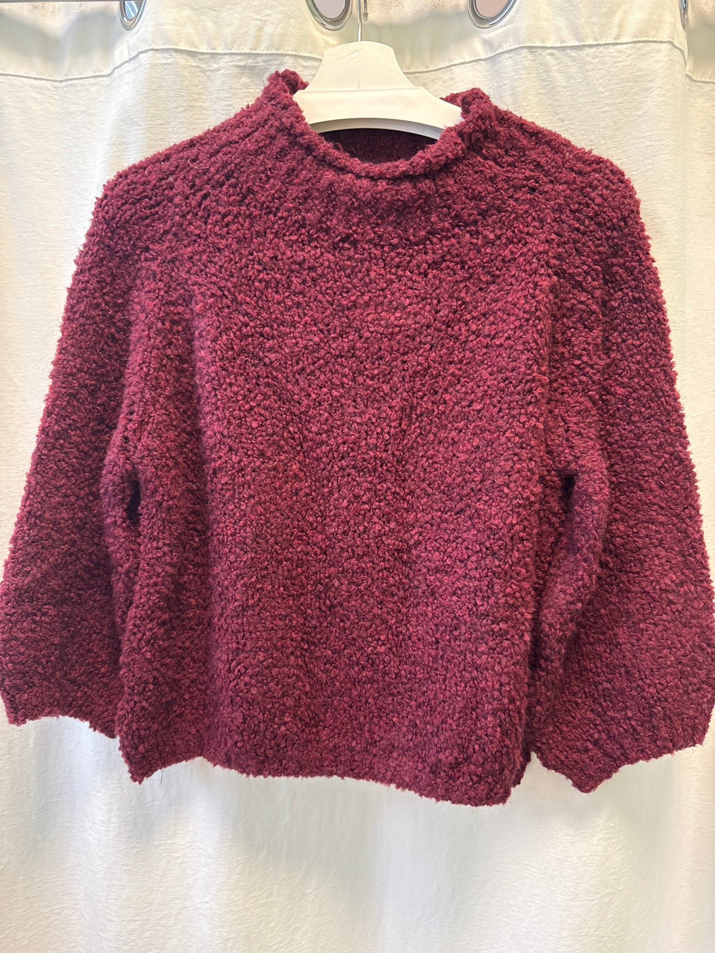 Pullover Boucle kurz