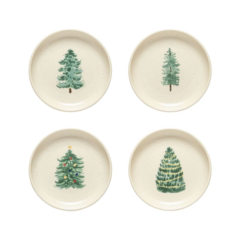 PACIFICA Christmas Set 4 salad/dessert plate 22