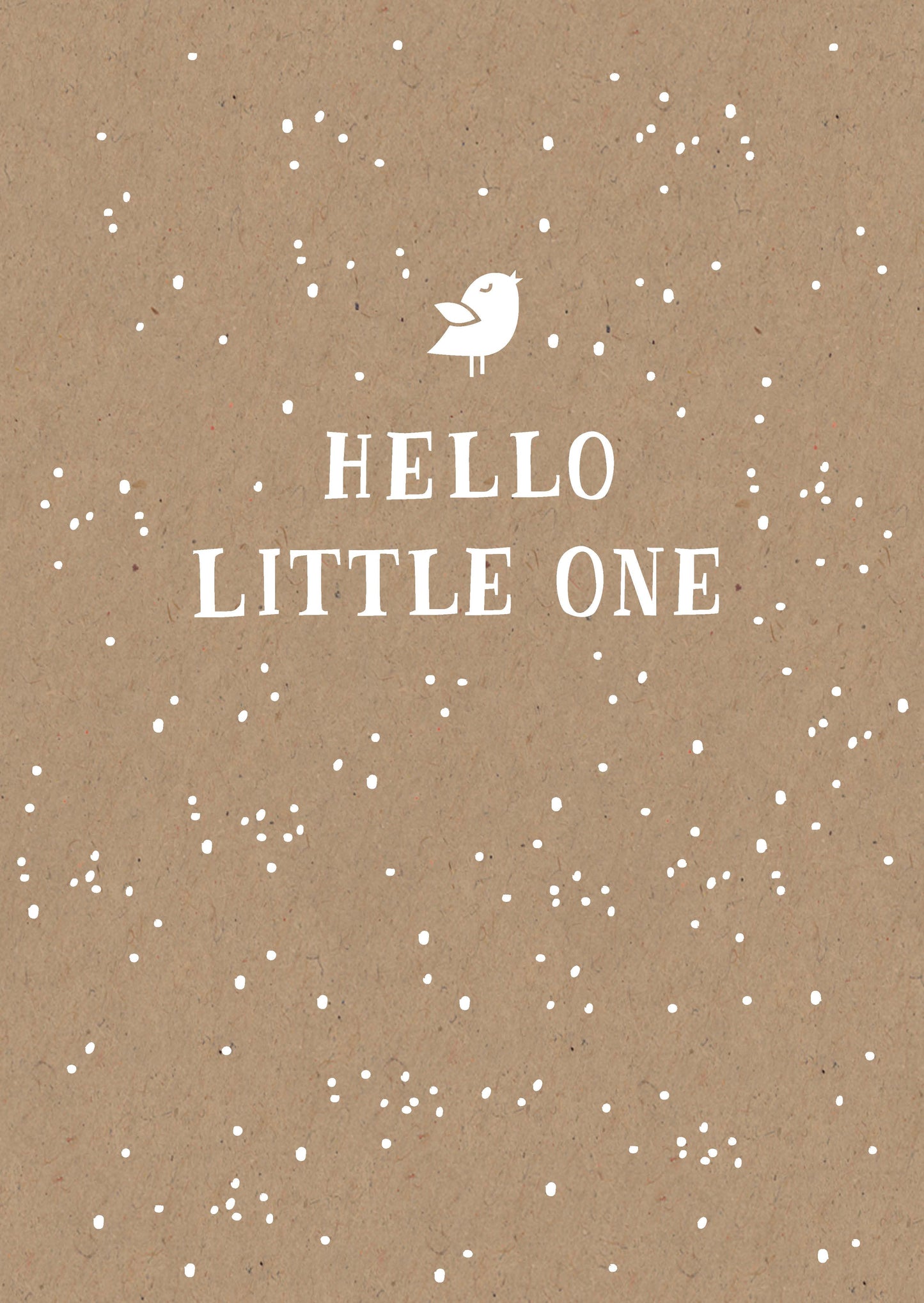 Postkarte HELLO LITTLE ONE Vogel