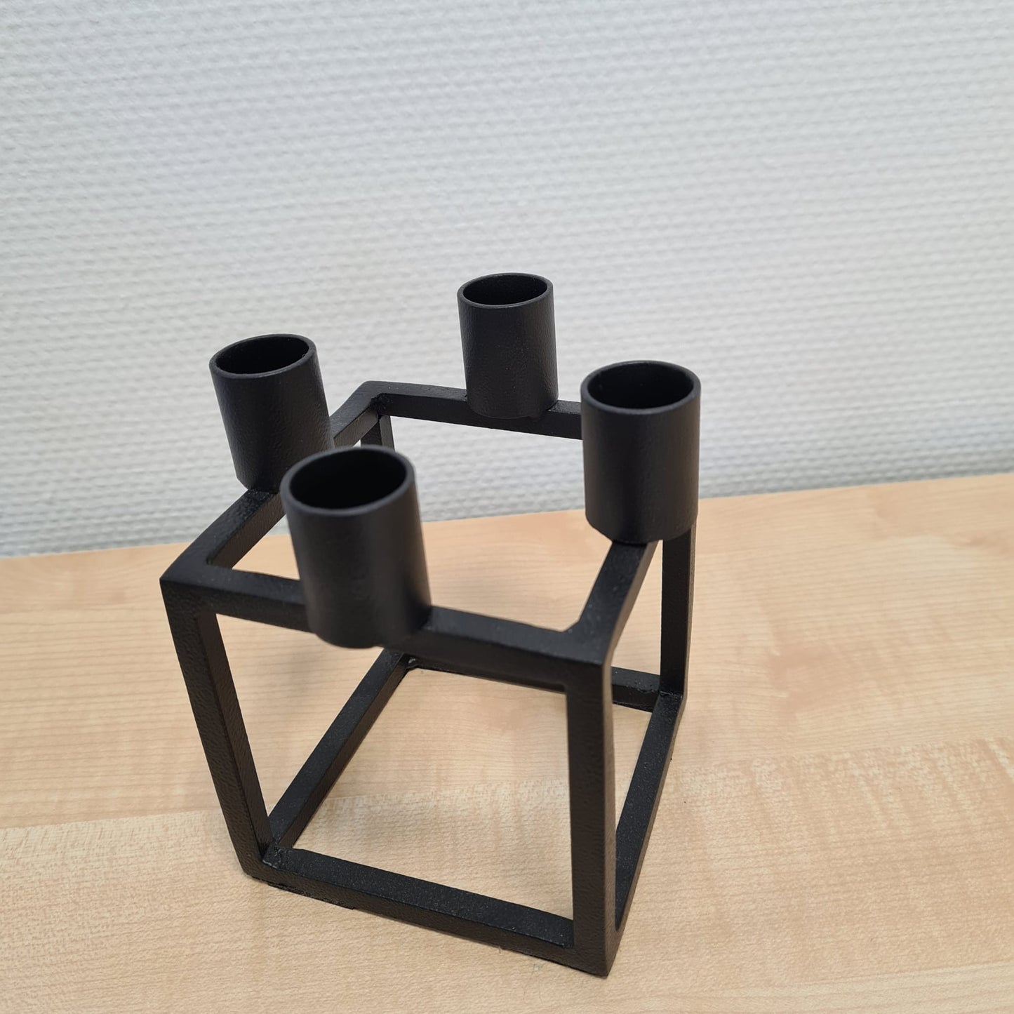 4 er Kerzen Ständer schwarz