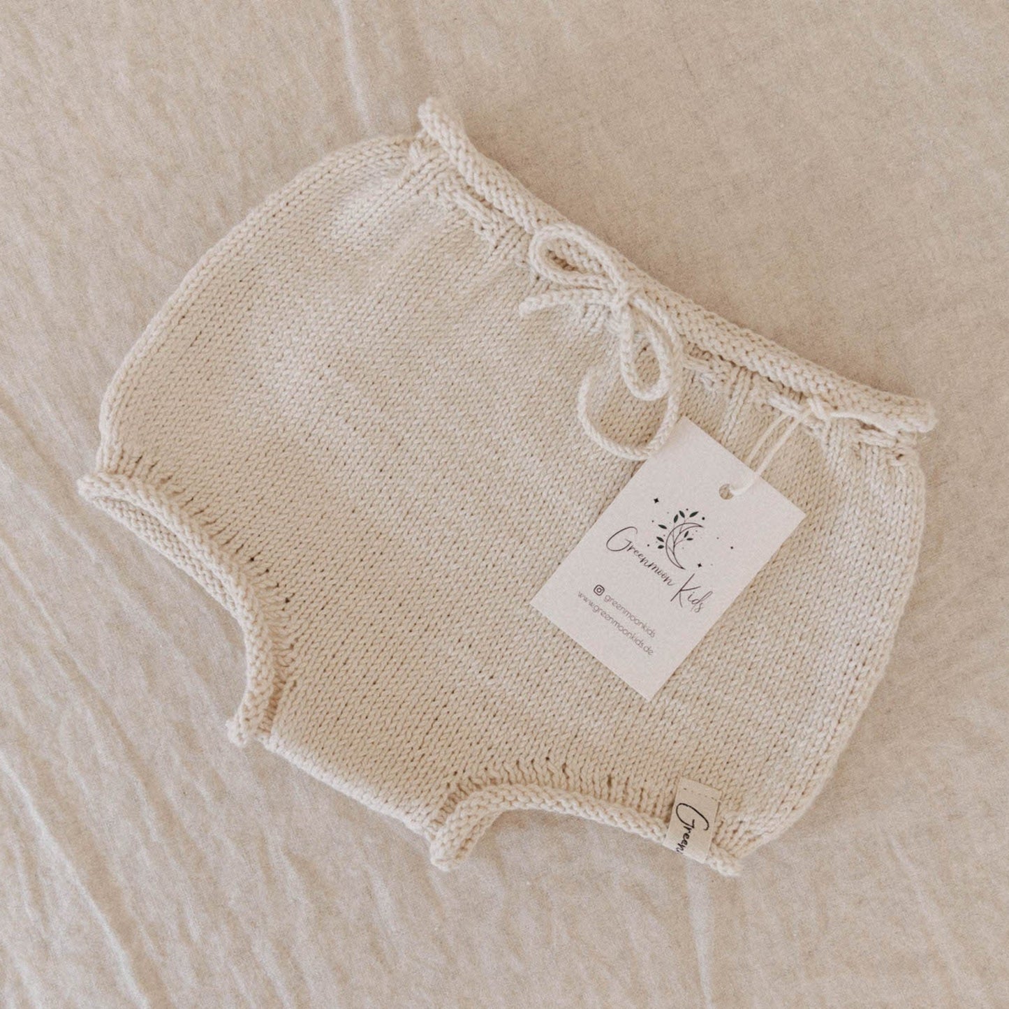 Gestrickter Bloomer mit Rollsaum