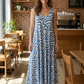 Kleid Träger mit Muster