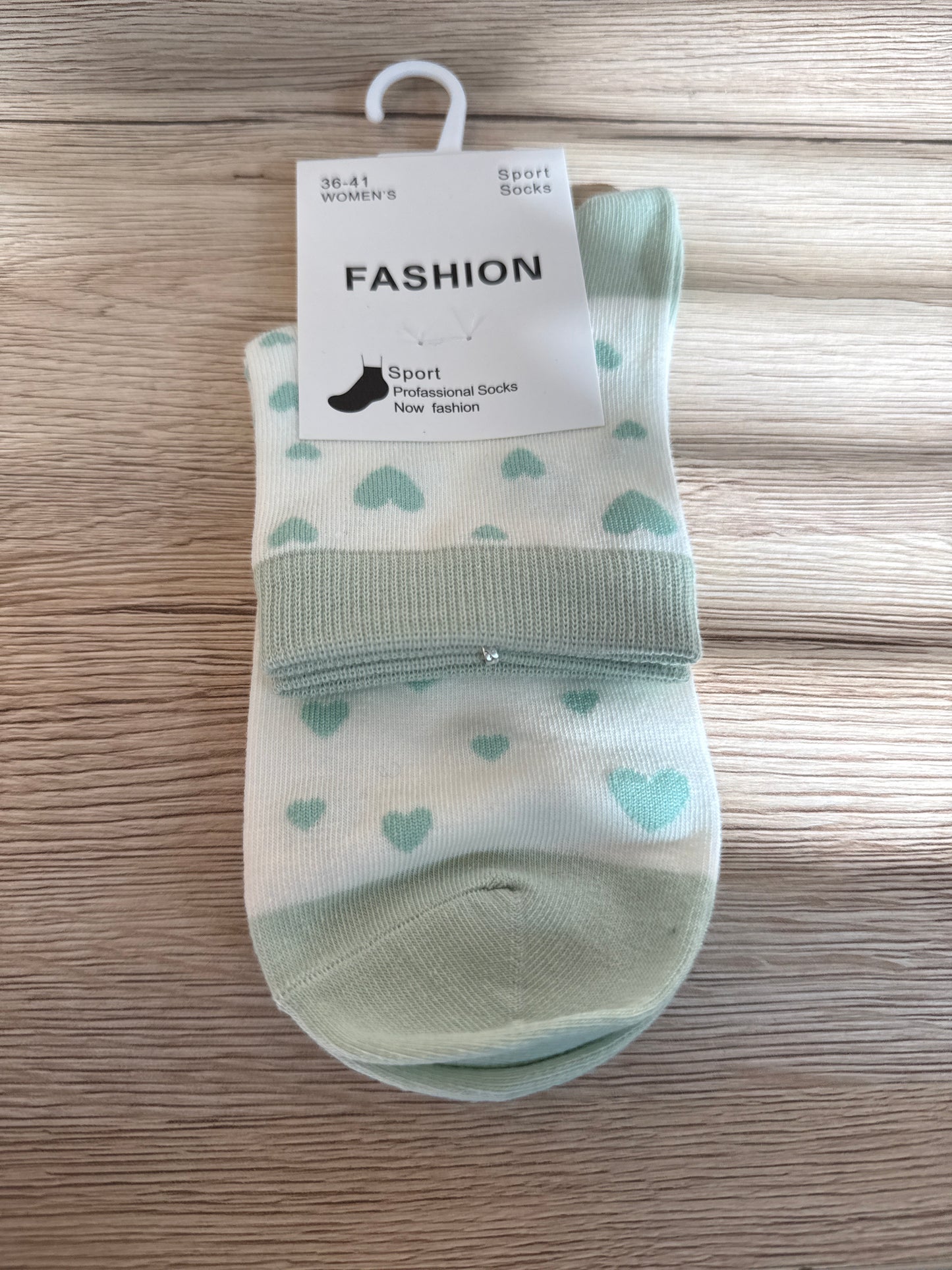 Socken Herzen, kurz