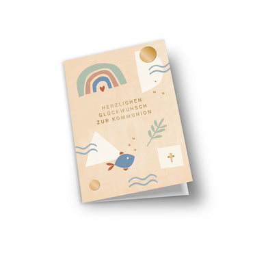 Klappkarte Herzlichen Glückwunsch zur Kommunion