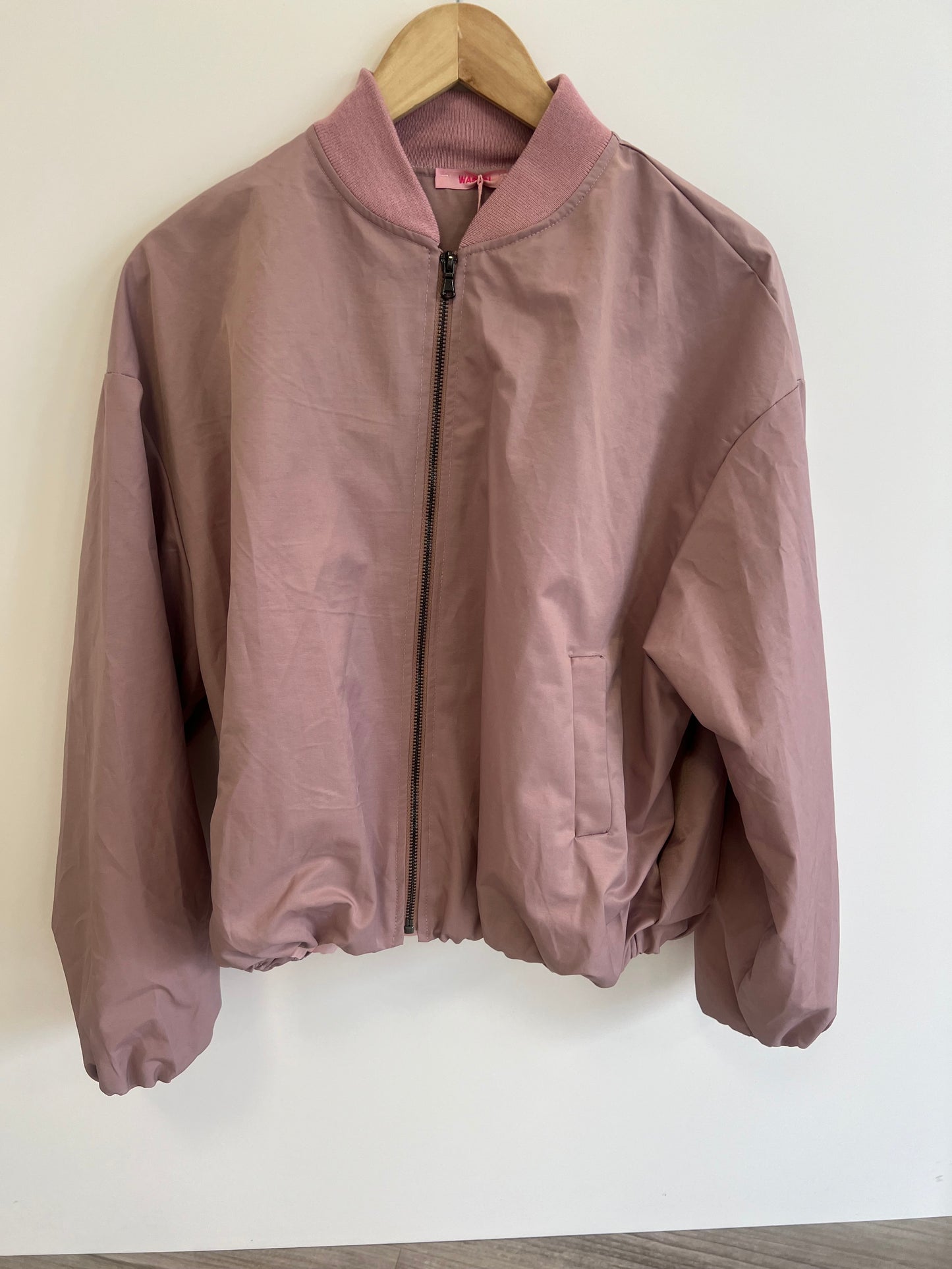 Bomber Jacke Metallic Altrosa