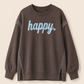 Sweatshirt, Happy
