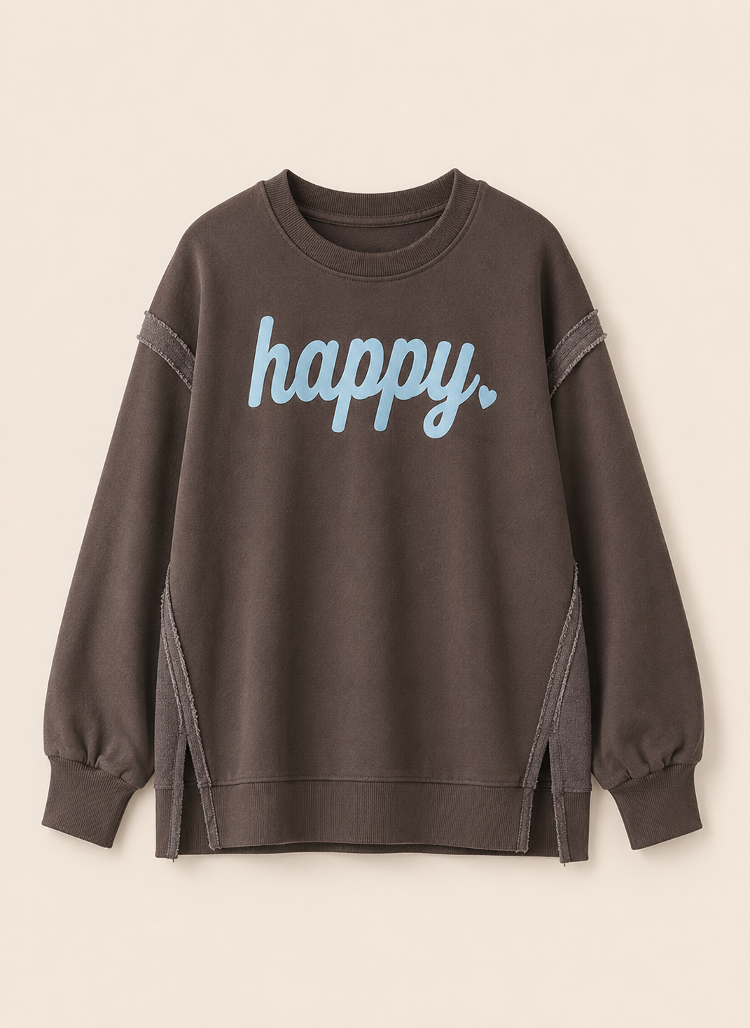 Sweatshirt, Happy