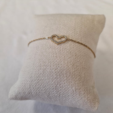 Armband Gold Herz