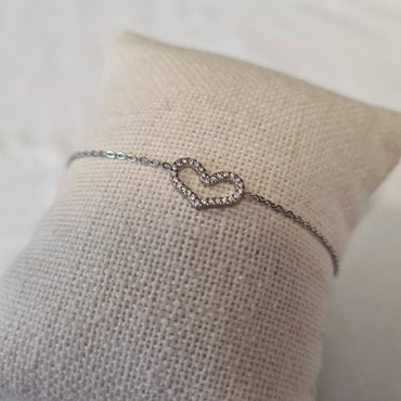 Armband Silber Herz
