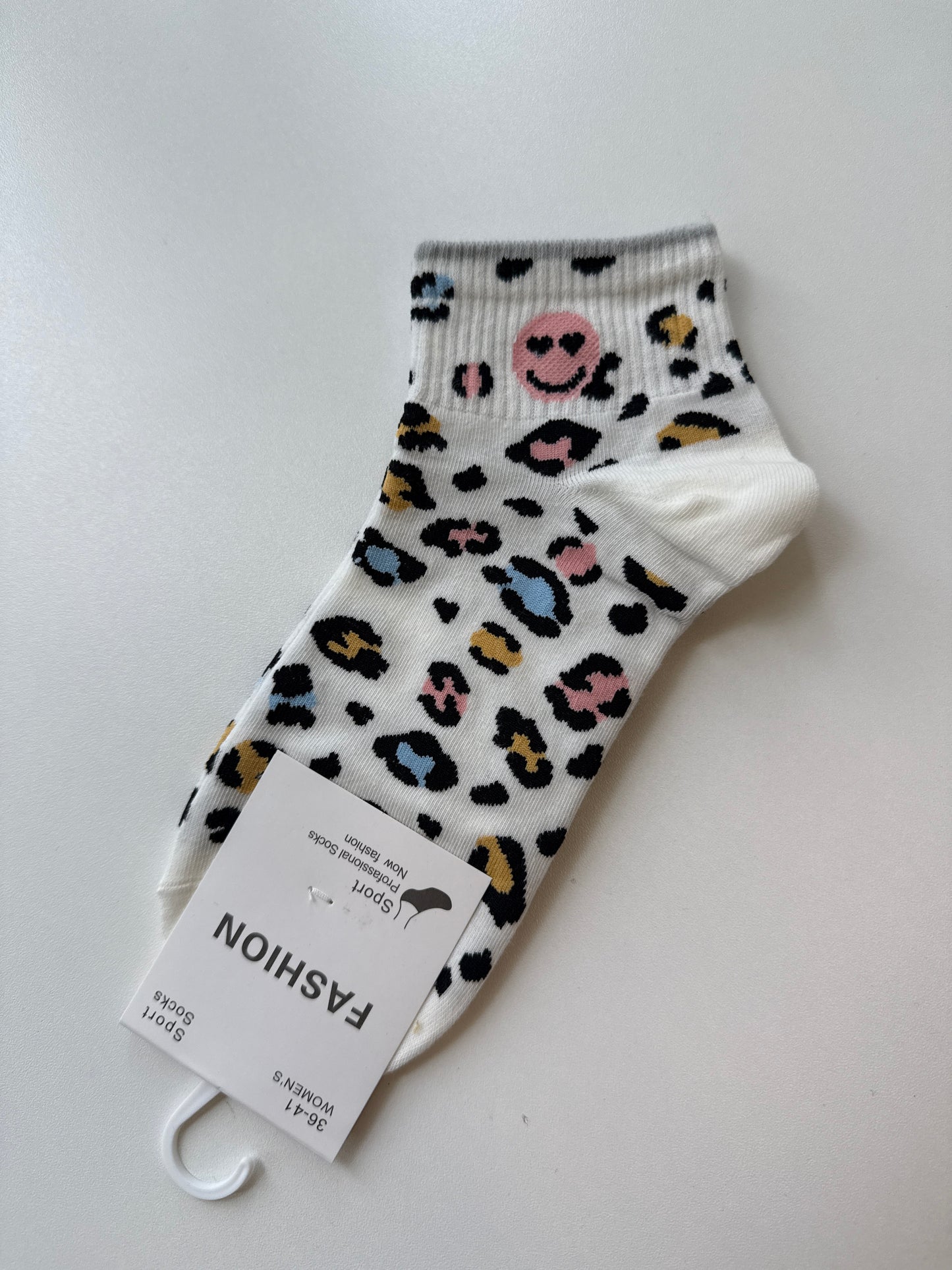 Socken Leo Smiley, kurz