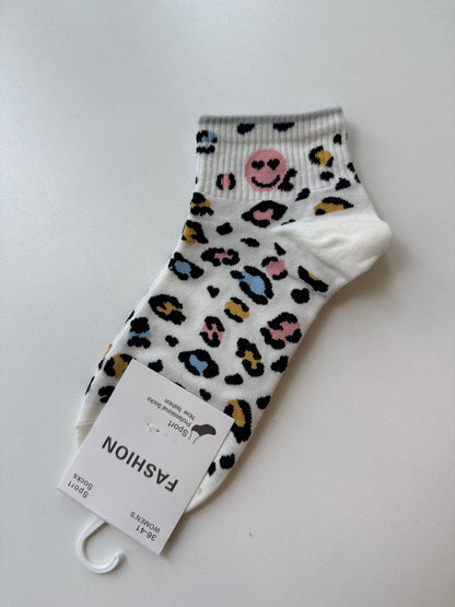 Socken Leo Smiley, kurz