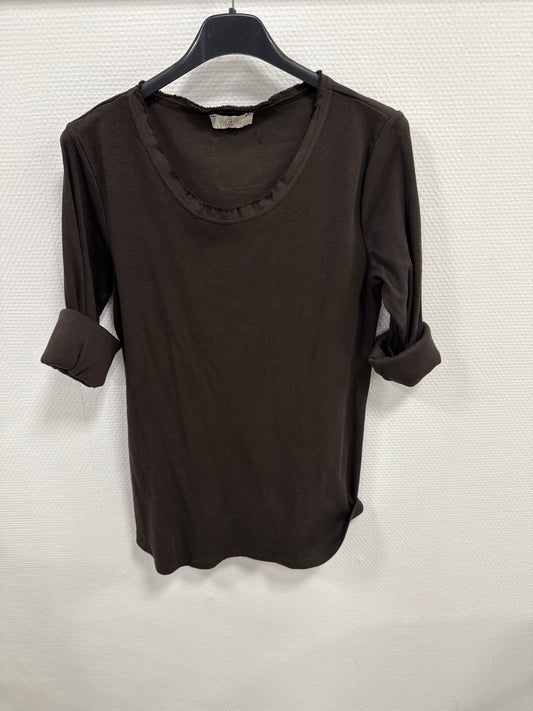 Langarmshirt gerippt