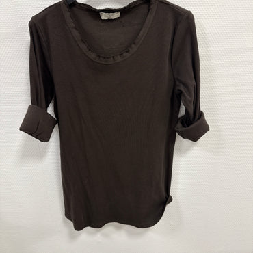 Langarmshirt gerippt