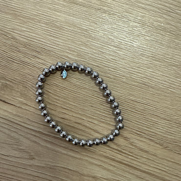 Armband Silber Perlen groß