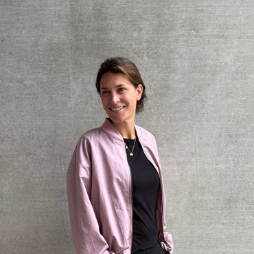 Bomber Jacke Metallic Altrosa