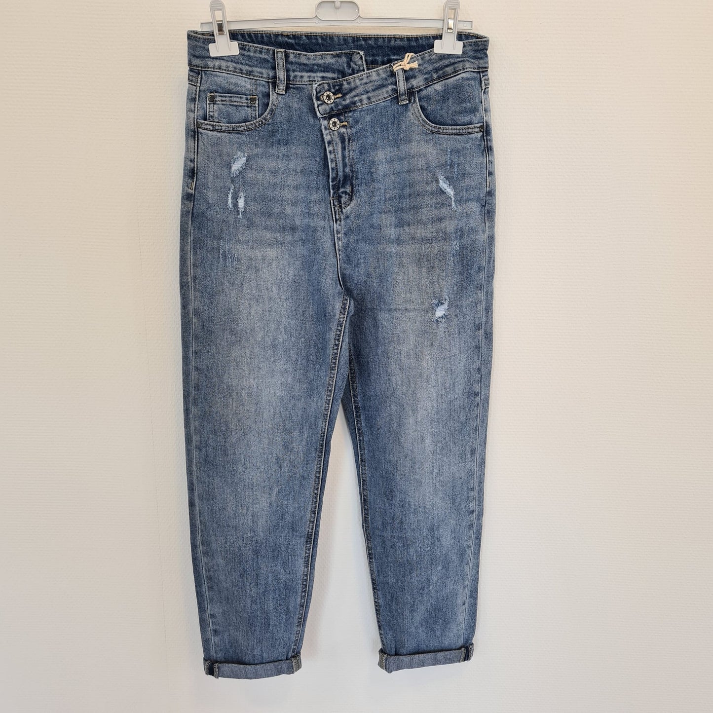 Jeans Boyfriend gekrempelt