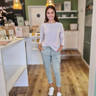 Feinstrick Pullover, Rundhals, So