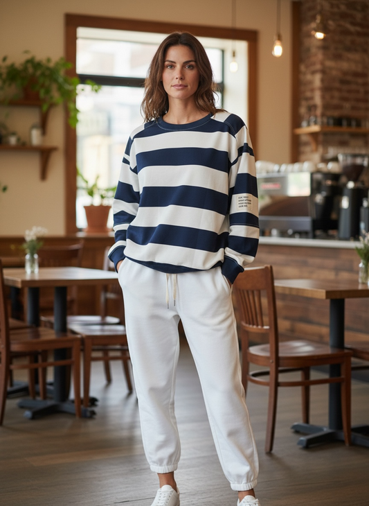 Sweatshirt Patch Streifen