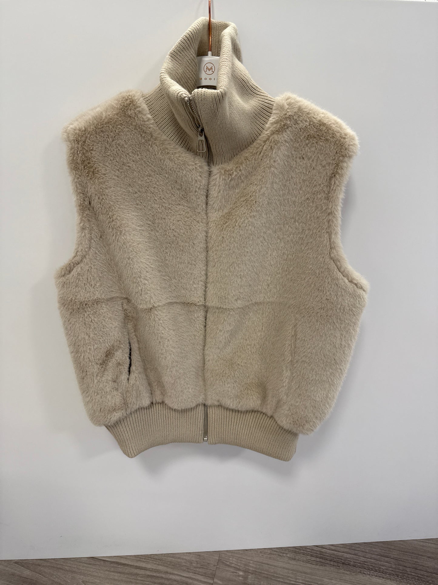 Weste Fake Fur Stepp