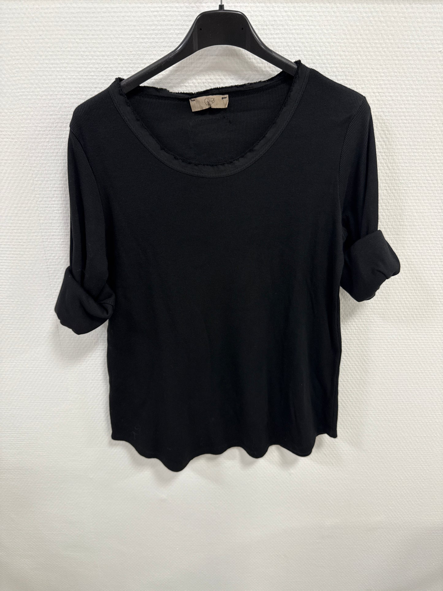 Langarmshirt gerippt