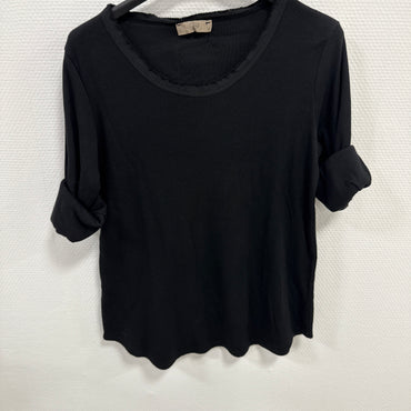 Langarmshirt gerippt