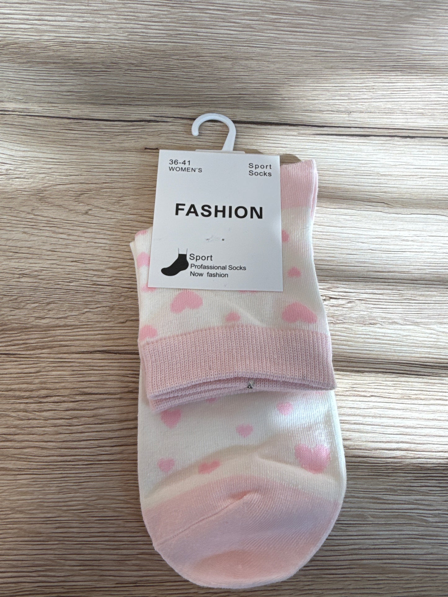 Socken Herzen, kurz