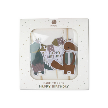 Cake Topper Happy Birthday