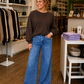 Sweatshirt Uni mit Bündchen
