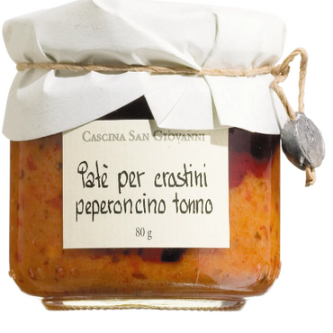 Food Crostinocreme aus Kirschpaprika & Thunfisch