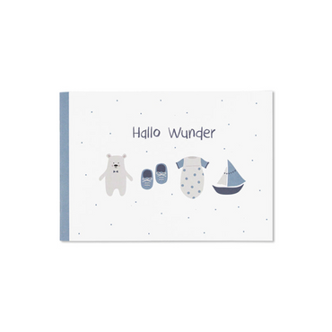 Büchlein Hallo Wunder, blau