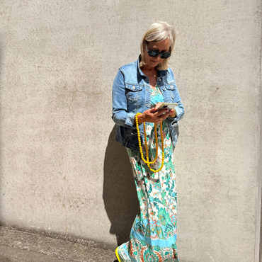 Kleid Ethno mit Ärmel