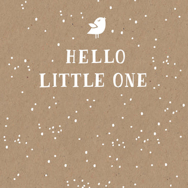 Postkarte HELLO LITTLE ONE Vogel