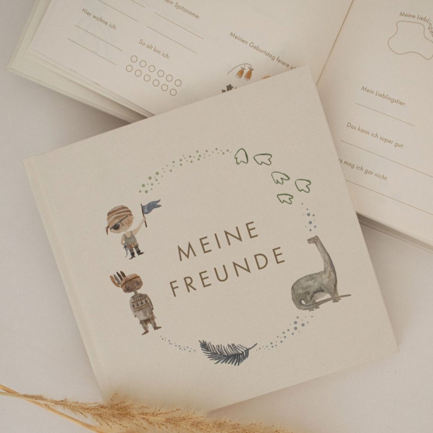 Freundebuch Pirate, Dino & Little Feather