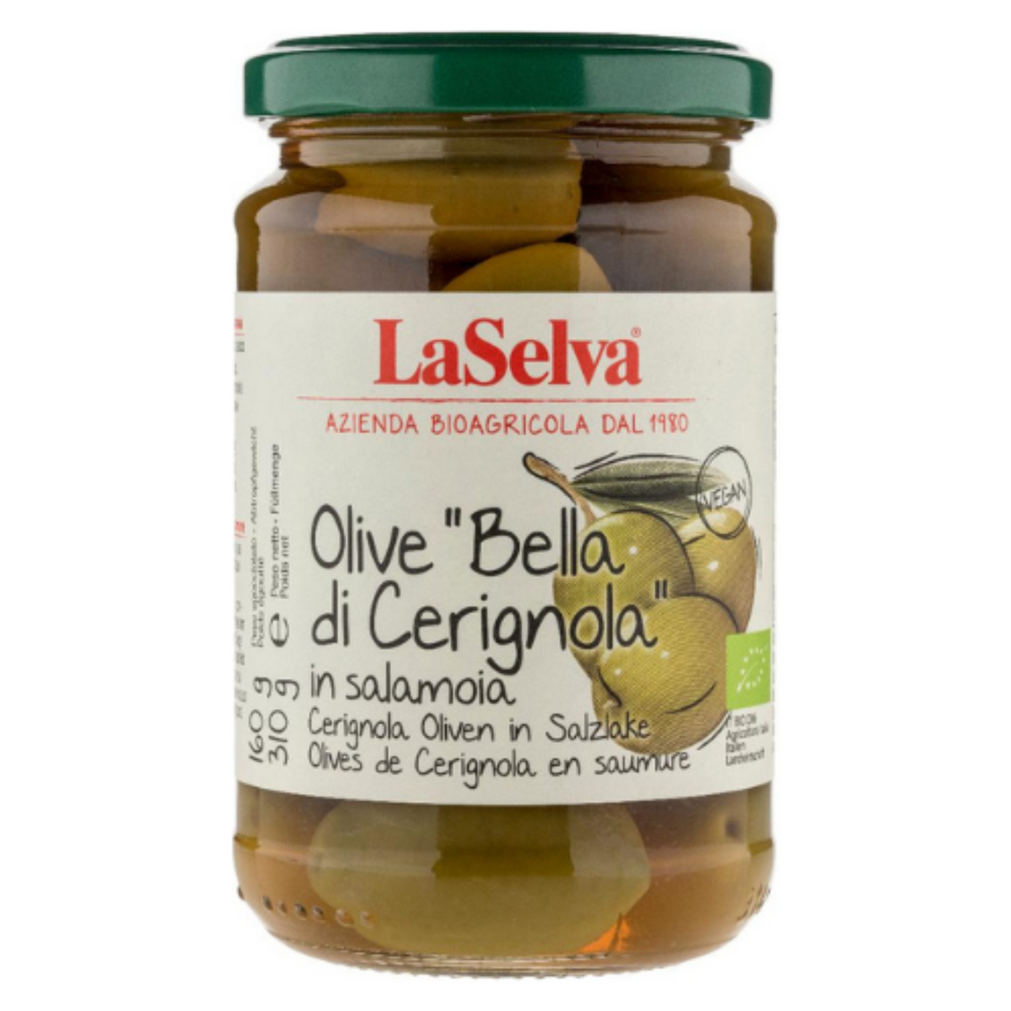 Oliven "Bella di Cerignola", 310g