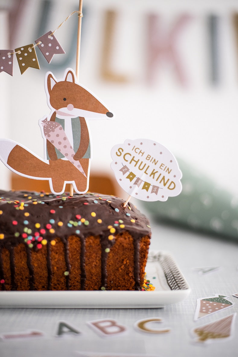 Cake Topper Schulkind