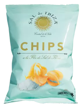 Chips a la Flor de Sal de Ibiza, 45g