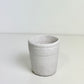 Keramik-Übertopf, weiß