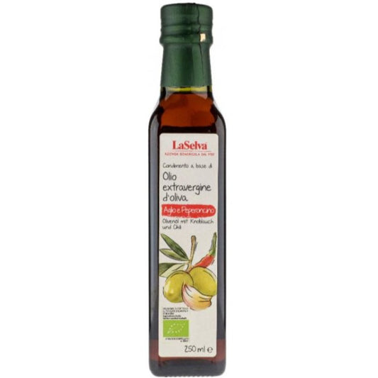 Olivenöl mit Knoblauch und Chili, 250ml