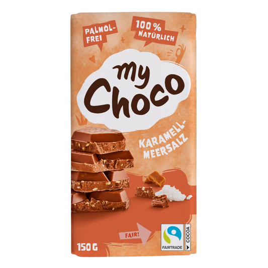 Schokolade Karamell-Meersalz
